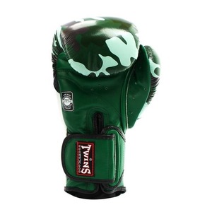 Guantes de Boxeo Profesionales con Diseño de Camuflaje Doble, Personalizados, de Cuero Genuino OEM, para Entrenamiento de Kickboxing y MMA - Product Image 5