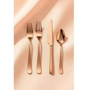 Ensemble de couverts en acier inoxydable finition argentée, harmonie parfaite de qualité supérieure, design élégant et charme intemporel - Product Image 3