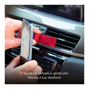 Soporte Universal para Teléfono Móvil TESUNSUPCLIPR con Clip Rojo para Ventilación de Coche - Product Image 3