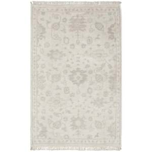 Alfombra de Área Estilo Aldora con Diseño Floral Vintage en Gris Marfil, Alfombra Interior Tradicional, Elegante Revestimiento Decorativo para Piso del Hogar - Product Image 1