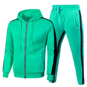 Conjunto Deportivo de Algodón con Capucha y Cremallera Personalizado de Alta Calidad al por Mayor, Pantalones Deportivos, Ropa Deportiva para Hombre, Ropa de Otoño - Product Image 3