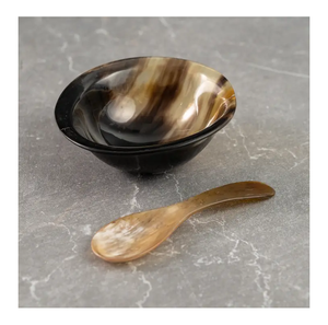 Nuevo cuenco de cuerno de búfalo Natural hecho a mano de alta calidad venta cuencos naturales ensaladera para cocina para producto de gran oferta precio bajo - Product Image 3