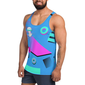 เสื้อกล้ามสำหรับยิมของผู้ชายแห้งเร็วเสื้อผ้าแนวสตรีทสำหรับฝึกกีฬาเสื้อถักระบายอากาศได้ดีสไตล์ทางการ - Product Image 2