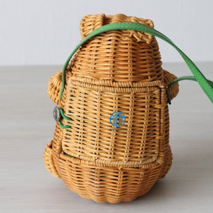 Nouveautés Sacs à main en rotin en forme d'animal Rotin tressé Grenouille Unique Fait à la main du Vietnam - Product Image 4