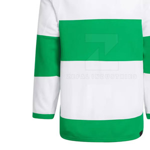 Meilleur matériau 100% Polyester haute qualité vente chaude hommes maillot de Hockey sur glace fabriqué en usine bas prix séchage rapide respirant - Product Image 6