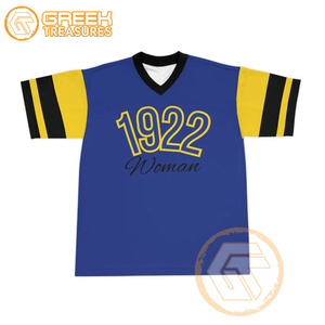 T-shirt personnalisé pour femmes Sigma Gamma Rho, vêtements de sororité, été, coton biologique, jersey respirant, haute qualité - Product Image 2