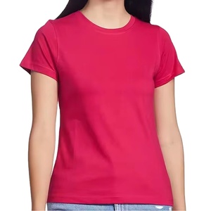 Camiseta de Mujer de Alta Calidad, Cómoda, de Hombros Caídos, en Tela de Algodón, Corte Ajustado, Informal, de Manga Corta, Material Transpirable 2026 - Product Image 1