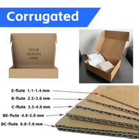 Boîtes d'expédition en carton ondulé personnalisées, cartons d'expédition en kraft brun avec logo pour les marques de commerce électronique