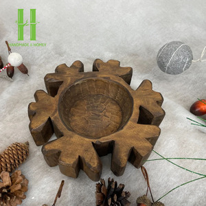 BEST SELLER Bol en bois bohème écologique fait main pour salle à manger, bols à pâte pour fête, matériau naturel, bol décoratif, décoration intérieure - Product Image 2