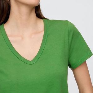 Tendance femmes polyester t-shirt à manches courtes séchage rapide tenue décontracté OEM prix de gros d'usine tailles personnalisées femmes haut - Product Image 3