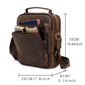 Handmade Vintage Leather Fanny Pack Fashionable Messenger Style Chest Crossbody <b>Bag</b> for <b>Men</b> Sling Backpack Purse by Manufacturer - Product Image 3