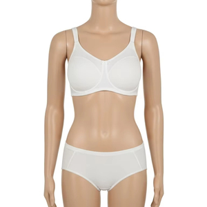 Conjuntos de sujetador y bragas transpirables con aros, forro suave de LICRA de nailon, correas ajustables, lencería cómoda para mujer, ropa interior - Product Image 1