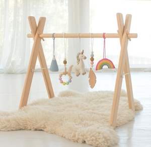 Baby Gym en bois Prix bon marché de gros Gymnases d'intérieur en bois de VIET FARGIMEX - Product Image 5