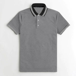 Camiseta Polo de moda para hombre de marca, ropa informal, de algodón 100% Jersey, manga corta, servicio OEM, logotipo y colores personalizados - Product Image 1