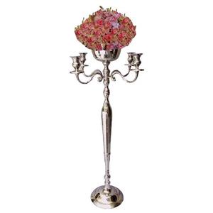 Décoration de Noël Bougie Votive Table Pièce Maîtresse Cristal Design 5 Bras Bougeoir En Métal Ensemble de 2 Bougeoirs - Product Image 6