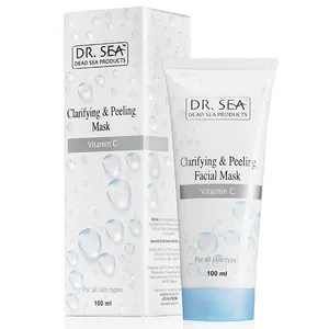 Clarifying & Peeling Facial Mask with Vitamin C by Dr. SEA Dead Sea Products Israel Cosmetics Female Free Samples Fast Delivery