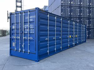 Contenedor de Envío Seco Azul de 40 Pies, Nuevo y Vacío, para Transporte de Mercancías, Origen Ankara, Marca de Contenedor de Envío Externo - Product Image 3