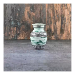 โกศโลหะเคลือบธรรมชาติเป็นมิตรกับสิ่งแวดล้อม100% โกศโลหะพิมพ์ลายเสือดาวโกศขายส่งราคาไม่แพง - Product Image 4