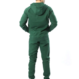 Survêtement brodé pour hommes Ensemble de course à capuche zippé de haute qualité Survêtement en polaire respirant sur mesure pour hommes - Product Image 2