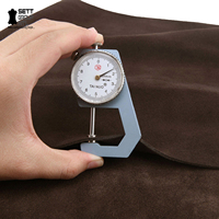 Kulit Sapi Asli OEM 0.5mm-1.7mm Premium, Kulit Suede Lembut untuk DIY Furnitur, Sepatu, Rok, Sabuk, Kerajinan, Bengkel, dan Tas