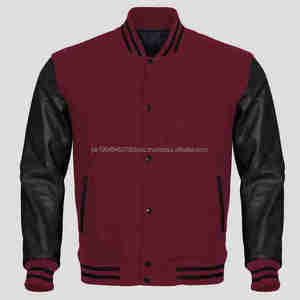 2025 chaqueta Unisex de lana Letterman Varsity College nueva venta al por mayor bombardero béisbol al aire libre invierno soporte parches recubierto procesamiento - Product Image 4