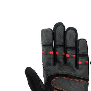 Gants de sécurité pour mécanicien en cuir à doigts complets Haute performance de protection des mains Gants de mécanicien en cuir bon marché - Product Image 4