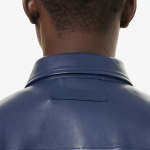 Camisas Casuales de Cuero con Logotipo Personalizado de Alta Calidad para Hombre para Invierno, Diseño Superior con Precio de Fábrica de Bajo MOQ en Oferta - Product Image 5