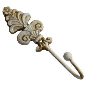 Crochets muraux en forme de fleur de conception faite à la main avec des tissus de conception en métal de fonte de haute qualité - Product Image 4