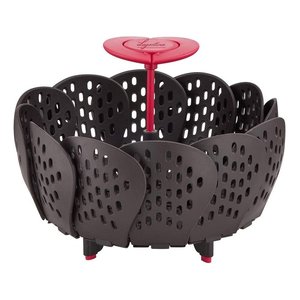 Lagostina Black <b>Plastic</b> Steamer <b>Basket</b> Model 012196000012 - Product Image 3