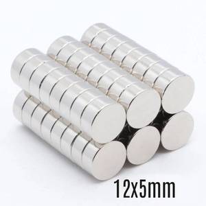 12x5mm Industrial Neodymium <b>Magnet</b> Super <b>Strong</b> Permanent Round Disc High Tolerance 1% Bulk Wholesale Exporter From Thailand - Product Image 2