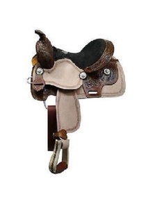 Juego de tachuelas de cuero genuino de primera calidad, monturas de carreras occidentales e inglesas para montar a caballo - Product Image 1