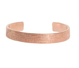 Copper Bracelet Ayurvedic Jewelry Magnetic Energy Balance Adjustable Traditional Style Artisan Accessory - Product Image 5
