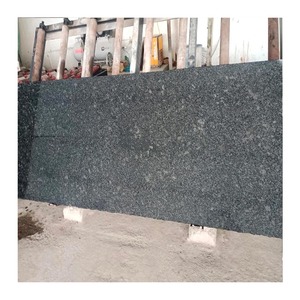 Plan de travail en granit gris acier poli, pierre naturelle moderne, garantie à vie, épaisseur 2-3 cm, pour usage hôtelier, dalle prédécoupée - Product Image 1