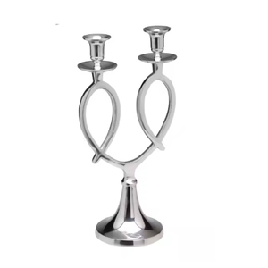 Best Two <b>Pillar</b> Decorative <b>Candle</b> <b>Pillar</b> Holder Christmas Festival Decoration Luxury <b>Candle</b> Stick Holder Metal <b>Candle</b> Holders - Product Image 6