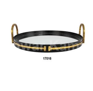 Assiette à salade décorative en aluminium de style unique haut sur demande avec brillant poli - Product Image 2