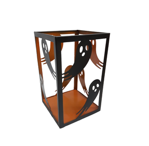 Decoración de Halloween vela de mano de aluminio soporte de Pilar plateado antiguo soporte de Mesa para el hogar accesorios decorativos - Product Image 6