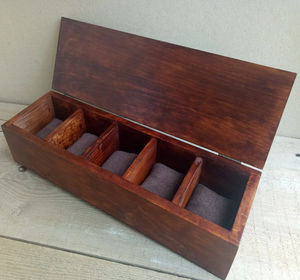 Caja de Reloj de Madera Ecológica de Alta Calidad con Tapa de Acrílico Personalizable, Diseño de 5 Ranuras para Accesorios de Moda, Precio Económico al por Mayor - Product Image 3