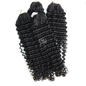 Venta al por mayor de peluca con malla frontal para las mujeres negras profundamente rizado vietnamita cutícula alineada cabello humano cabello virgen - Product Image 2