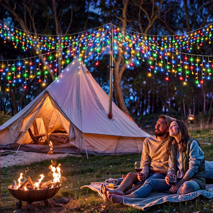 Luci a Cascata LED RGB Impermeabili da 10M per Esterni, Tubi IP65 per Uso Esterno - Product Image 4