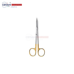 Tijeras de disección Metzenbaum Lahey recubiertas de CVD, tijeras de goma Kelly de 13cm, instrumentos quirúrgicos de cirugía Dental Oral - Product Image 5