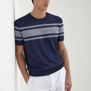 Camiseta de algodón Premium para hombre, ropa de calle, ropa de moda, cómoda, informal, uso diario, salón, gimnasio de viaje a granel - Product Image 1