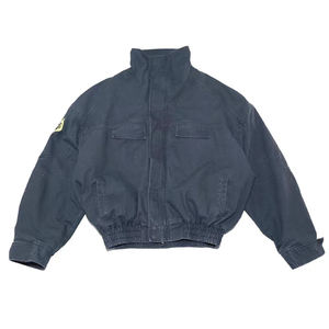 Chaqueta Bomber de alta calidad para hombres y mujeres, Mangas de cuero bordadas, chaqueta con letras de béisbol personalizada - Product Image 3