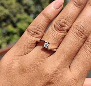 Bague de fiançailles solitaire en diamant brillant de 0,50 à 3,00 carats, certifiée IGI, de laboratoire, taille brillant, en or 10K/14K/18K/PT950/argent S925 - Product Image 5