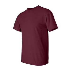 T-shirt personnalisé haut de gamme pour homme, style hip-hop uni, 100 % coton respirant, séchage rapide, manches courtes, imprimé sur le devant et le dos - Product Image 1