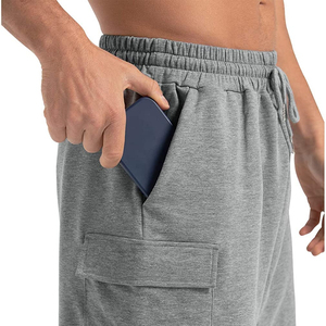Casual <b>Shorts</b> <b>Mens</b> <b>Cargo</b> <b>Shorts</b> Casual Lounge Elastic Waist Workout Athletic Gym Cotton Terry <b>Shorts</b> - Product Image 2