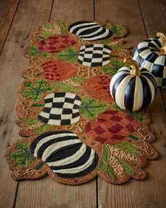 Camino de mesa con cuentas de lujo, centro de mesa decorativo tejido para mesa de comedor, boda, decoración del hogar, hecho en La India para hoteles hechos a mano - Product Image 5