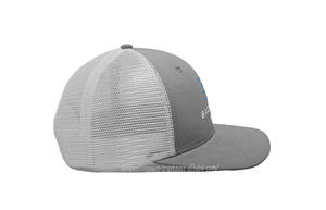 Venta al por mayor de sombreros de camionero de 6 paneles personalizados 2D logotipo bordado ala ancha curvada tono informal cómodo uso diario sombreros de fábrica - Product Image 3