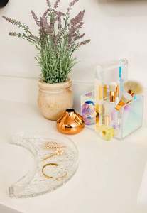 ถาดเสิร์ฟอาหารอะคริลิคขนาดใหญ่พร้อมถาดวางบนโต๊ะดีไซน์สุดหรูของ acmi - Product Image 4