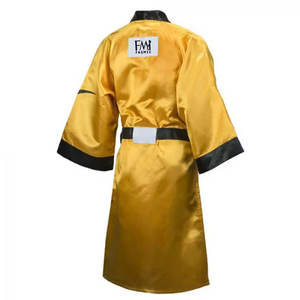 High Demanded Design <b>Boxing</b> Gown Made In Pakistan With Full Customization Design <b>Boxing</b> <b>Robe</b> Kick For Men's - Product Image 3