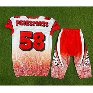 Maillot de football américain réversible de haute qualité brodé et sublimé uniformes de football américain respirant en gros - Product Image 2